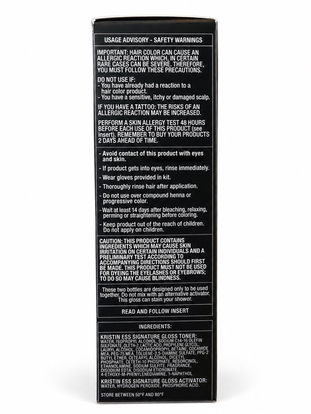 Kristin Ess Signature Gloss In-Shower Black Iris - True Black - Picture 2 of 6